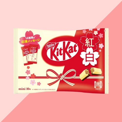 KitKat Chocolat Rouge et Blanc - Biscuit japonais