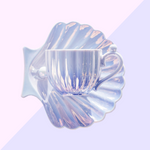 Tasse avec Soucoupe Coquillage - Violet Nacré