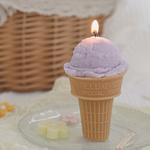Bougie Glace  violet Taro