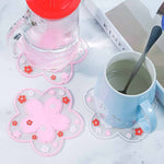 Sous-tasse Fleurs Kawaii Rose