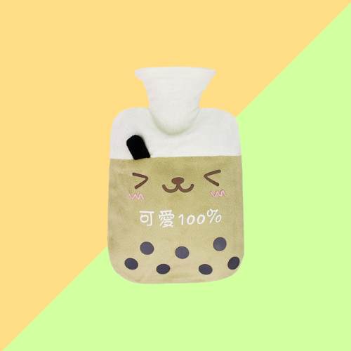 Bouillotte Bubble Tea Vert Kawaii SMALL 500ML