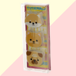 Lot de 3 gommes Shiba