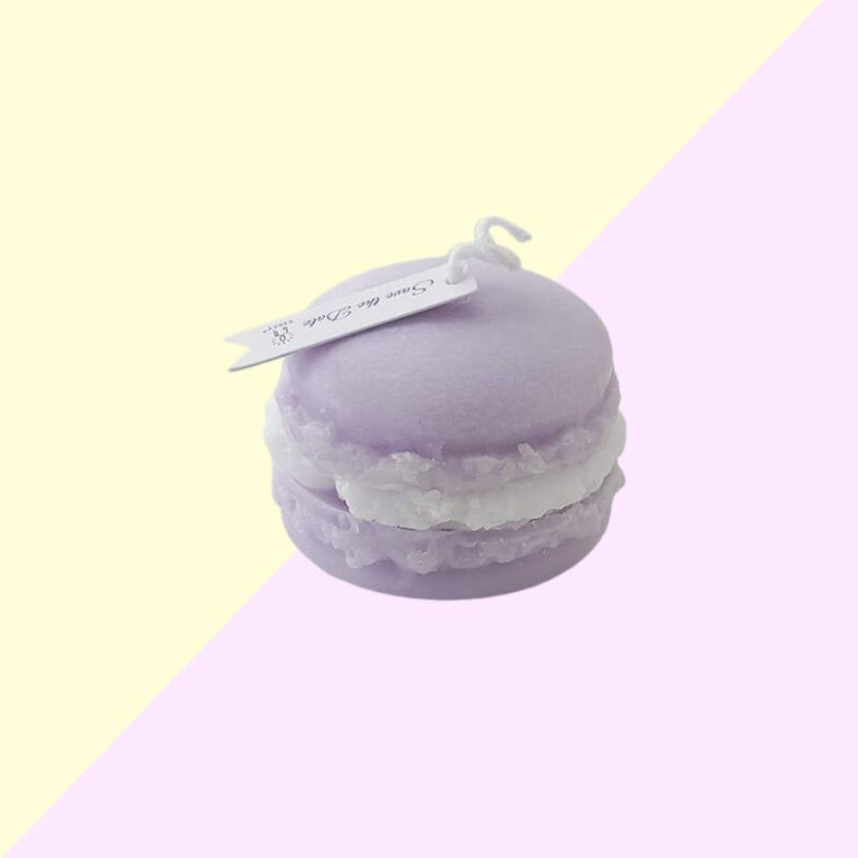 Bougie Macaron - Violet