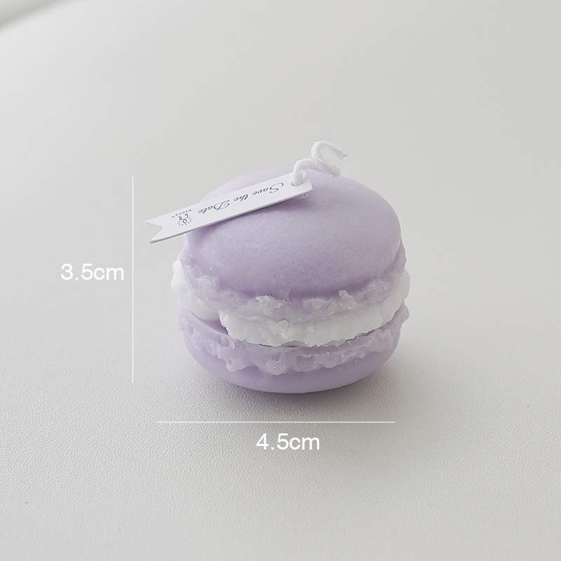 Bougie Macaron - Violet
