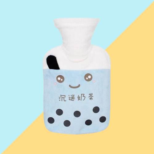 Bouillotte Bubble Tea Bleu Kawaii Large 1000ML