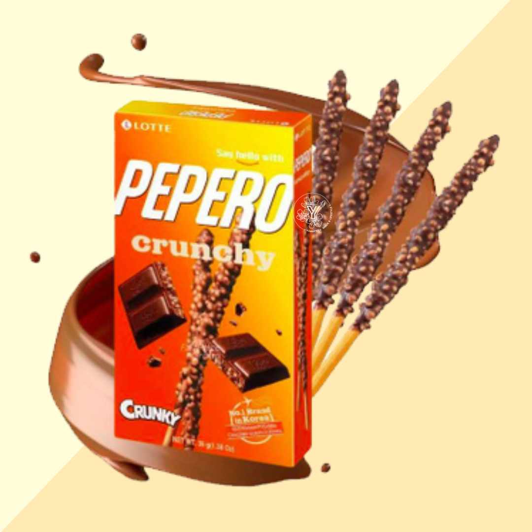 Pepero Crunchy - Bâtonnets chocolatés Corréens