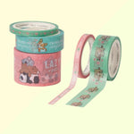 Set de 5 Rubans Adhésifs en Papier - Panda