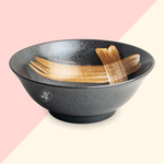 Bol Ramen Noir et Doré - Bol Céramique Japonais