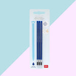 3 Recharges Bleu pour Stylo à Encre Gel Effaçable - Legami