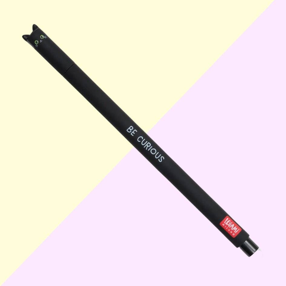 Stylo à Encre Gel Effaçable Noir - Kitty