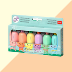 Set de 6 Mini Surligneurs - Carotte