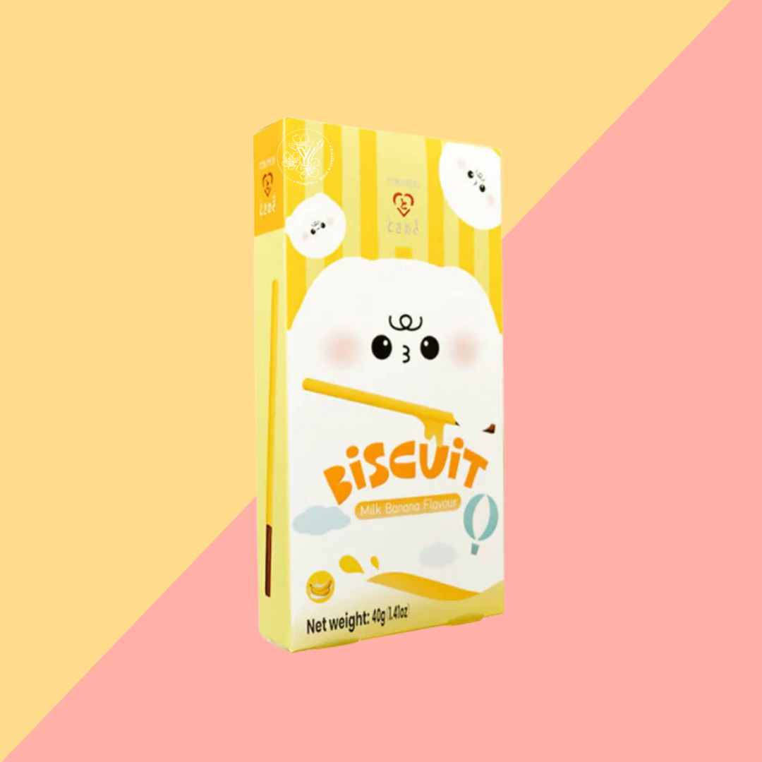 Tokimeki Biscuit Stick Banane - Bâtonnets chocolatés Japonais