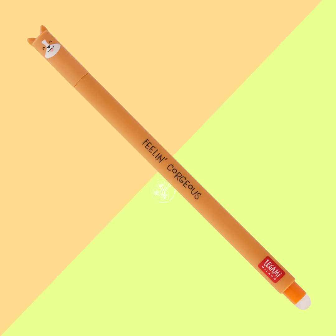 Stylo à Encre Gel Effaçable Noir - Shiba