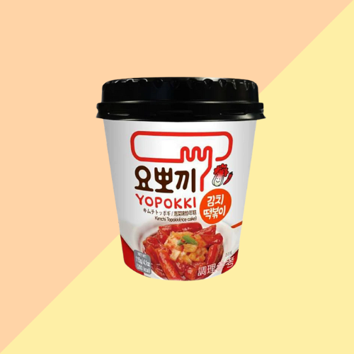 Yopokki Topokki Kimchi - Gâteau de Riz 140g (Cup)