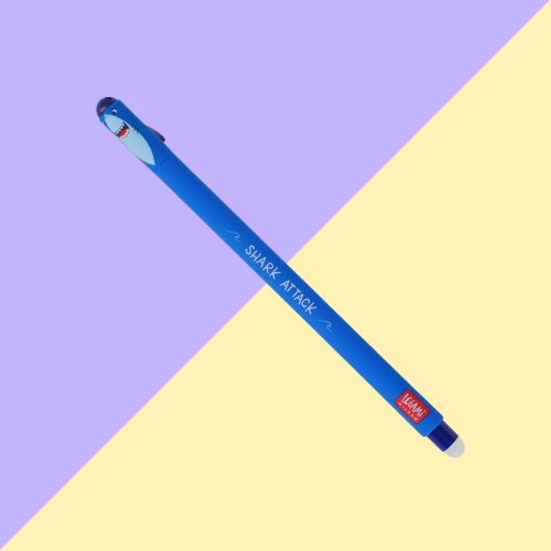 Stylo à Encre Gel Effaçable Bleu -  Requin
