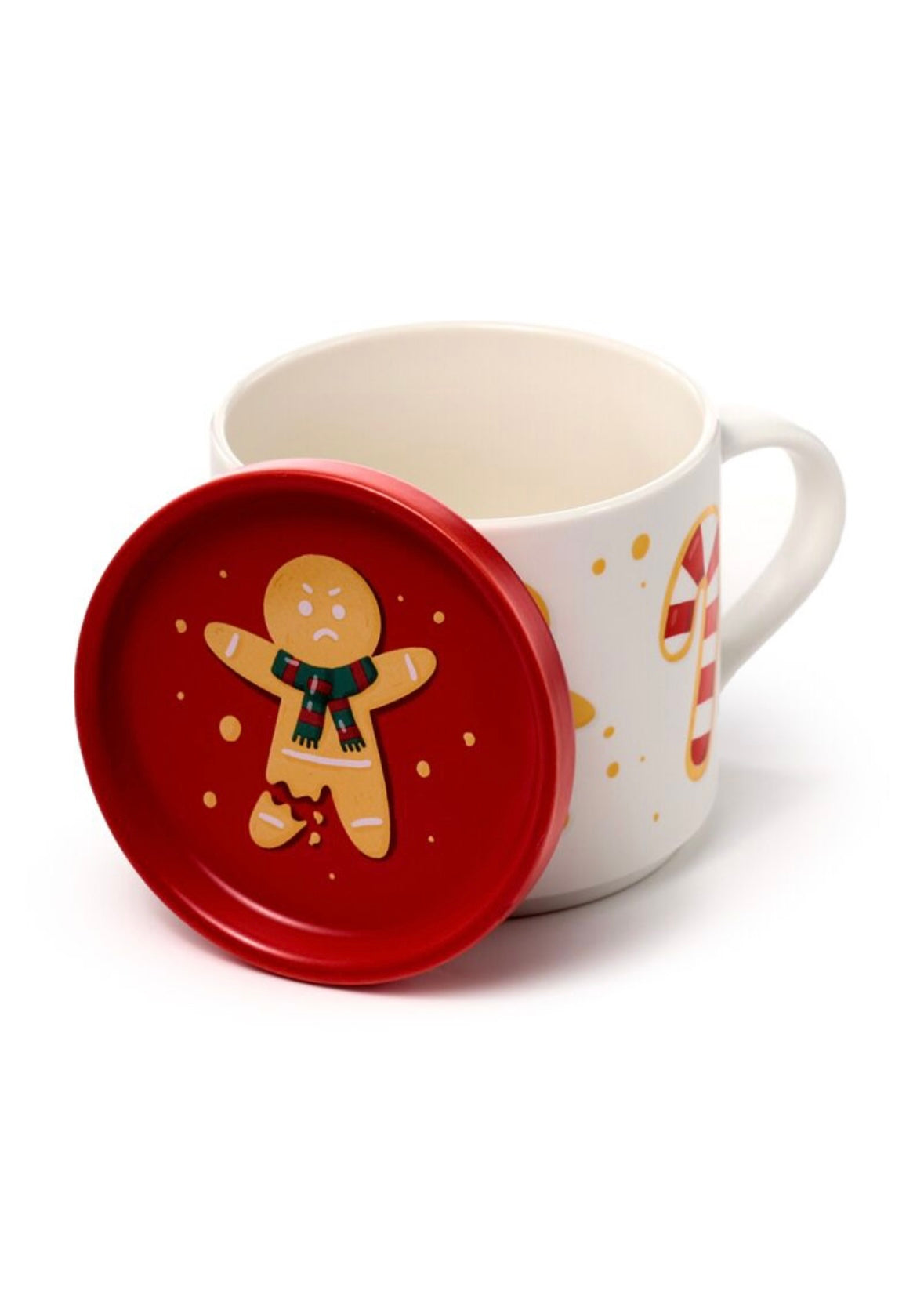 Ensemble Mug Porcelaine & Dessous de Verre Baker Street Noël