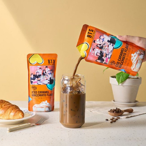 Pouch Drink BTS Iced Macchiato au caramel 230ml