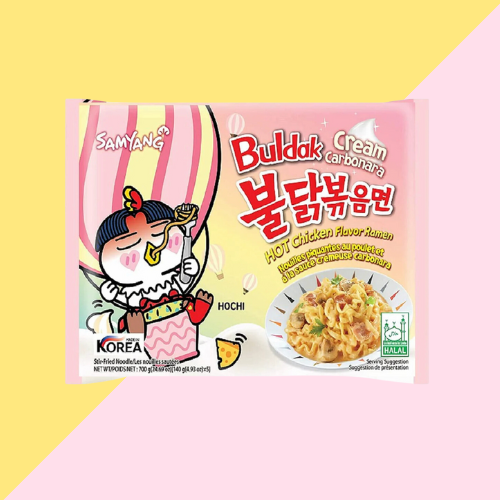 Buldak Ramen Cream Carbonara - Nouilles Instantanées coréennes
