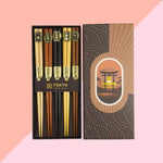 Coffret de 5 paires de baguettes