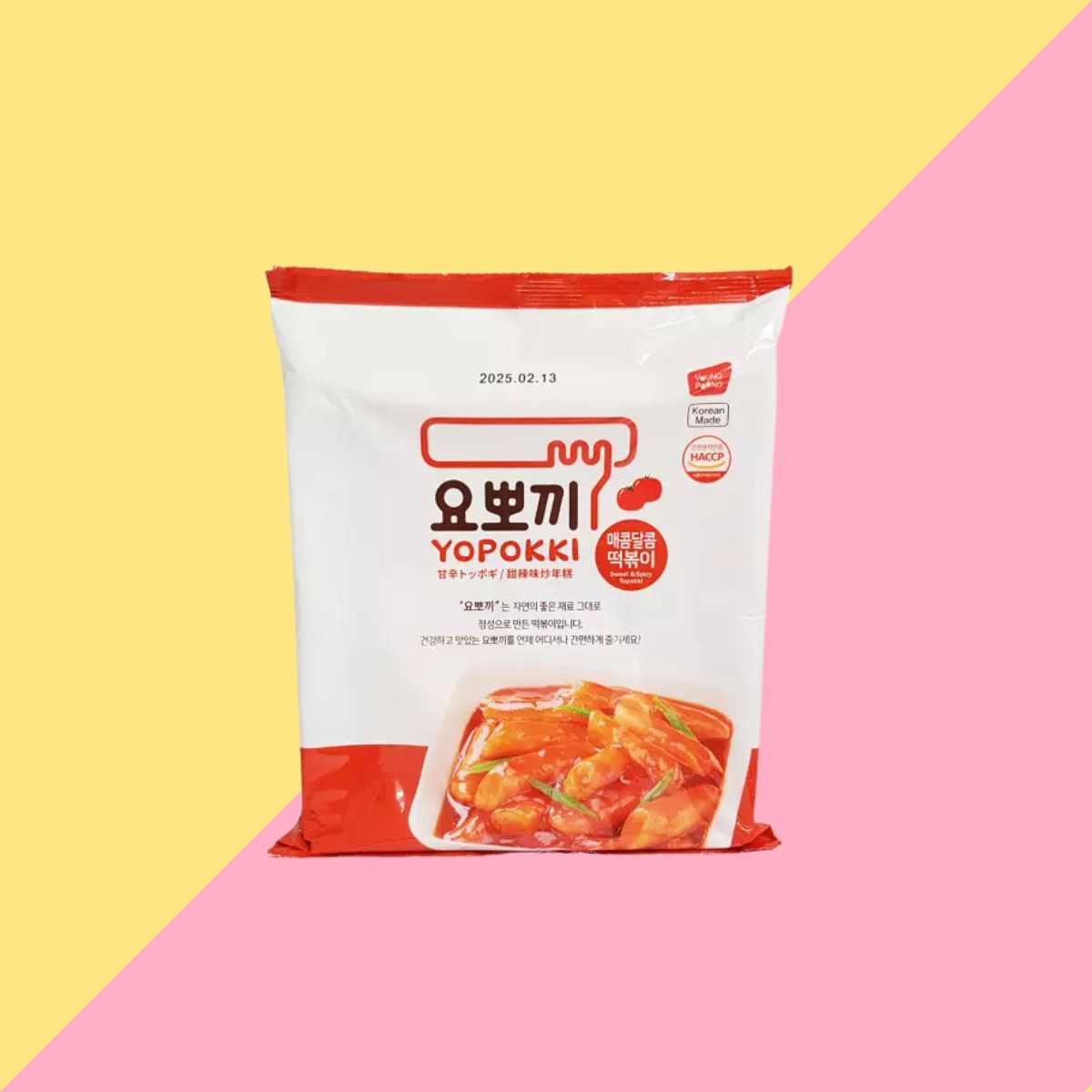 Yopokki en Sachet - Gâteau de Riz Sweet & spicy 140g