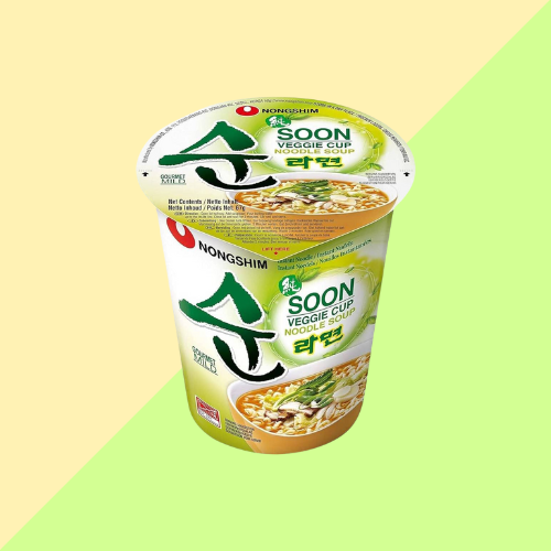 Nongshim - Soupe de nouilles végétarienne (67g) - Nouilles instantanées