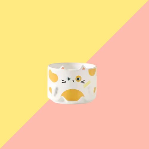 Tasse Chat Empilable - Noir