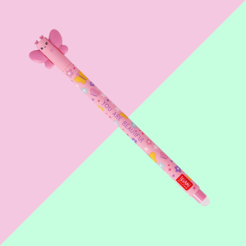 Stylo à Encre Gel Effaçable  -Papillon