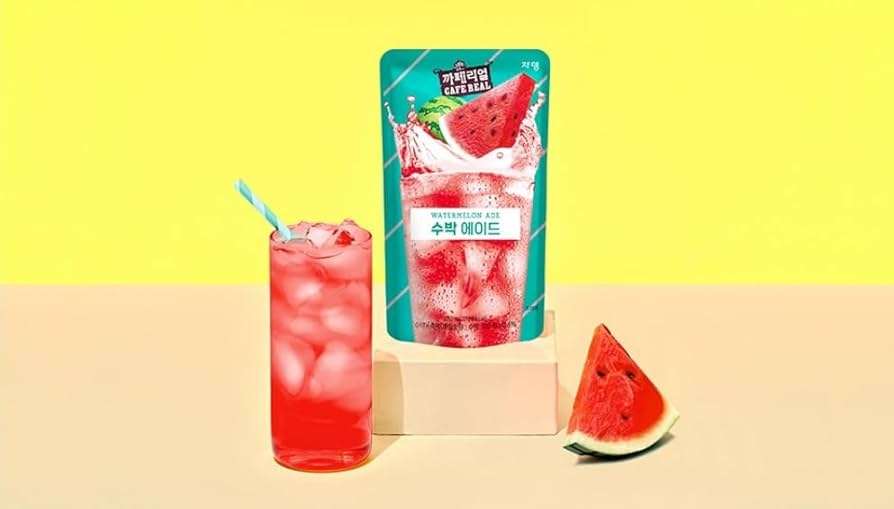 Pouch Drink Watermelon Ade Caffe Real – 230ml