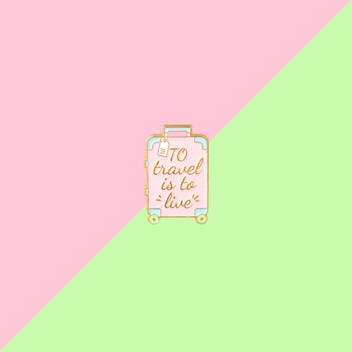 Pin's Kawaii Travel - To travel is to live