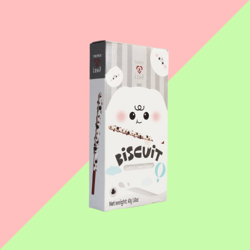Tokimeki Biscuit Stick Cookies & Cream - Bâtonnets chocolatés Japonais