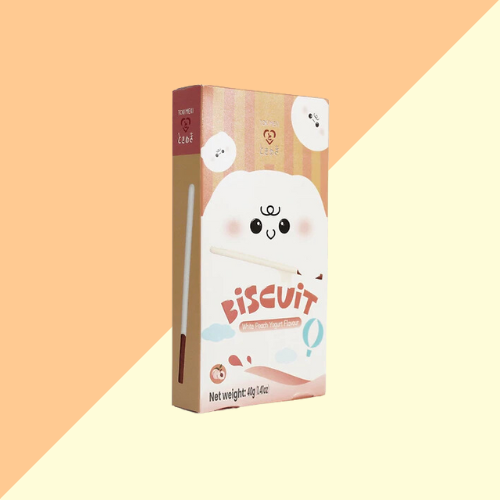 Tokimeki Biscuit Stick Pêche - Bâtonnets chocolatés Japonais