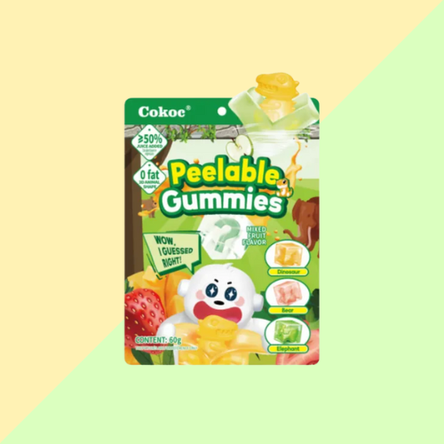 Cokoc Peelable Gummies Mixed Fruit - 60g