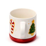 Ensemble Mug Porcelaine & Dessous de Verre Baker Street Noël