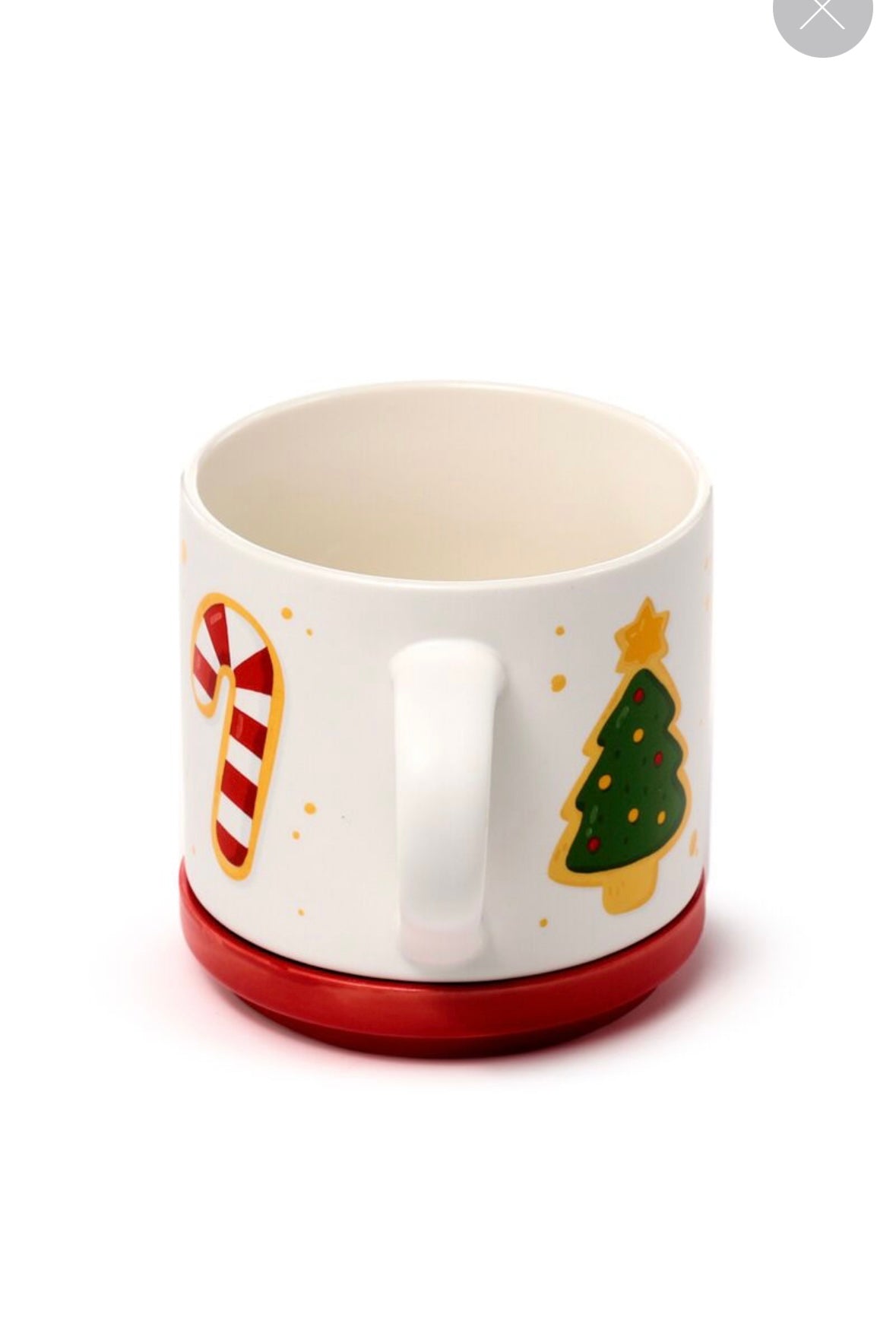 Ensemble Mug Porcelaine & Dessous de Verre Baker Street Noël