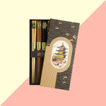 Coffret de 5 paires de baguettes - Hexagon Wood