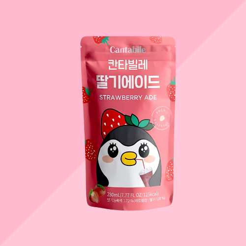 Pouch Drink Fraise CANTABILE– 230ml