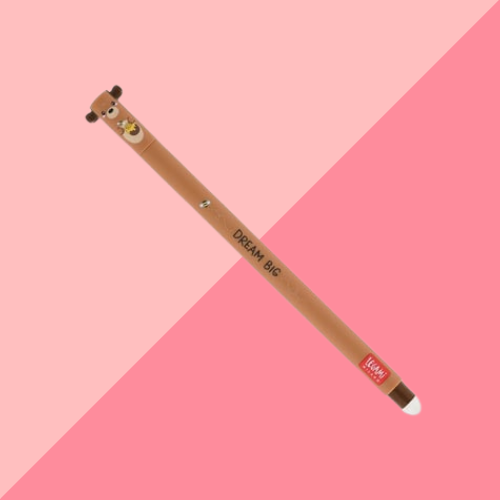 Stylo à Encre Gel Effaçable Bleu - Teddy Bear