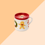 Ensemble Mug Porcelaine & Dessous de Verre Baker Street Noël