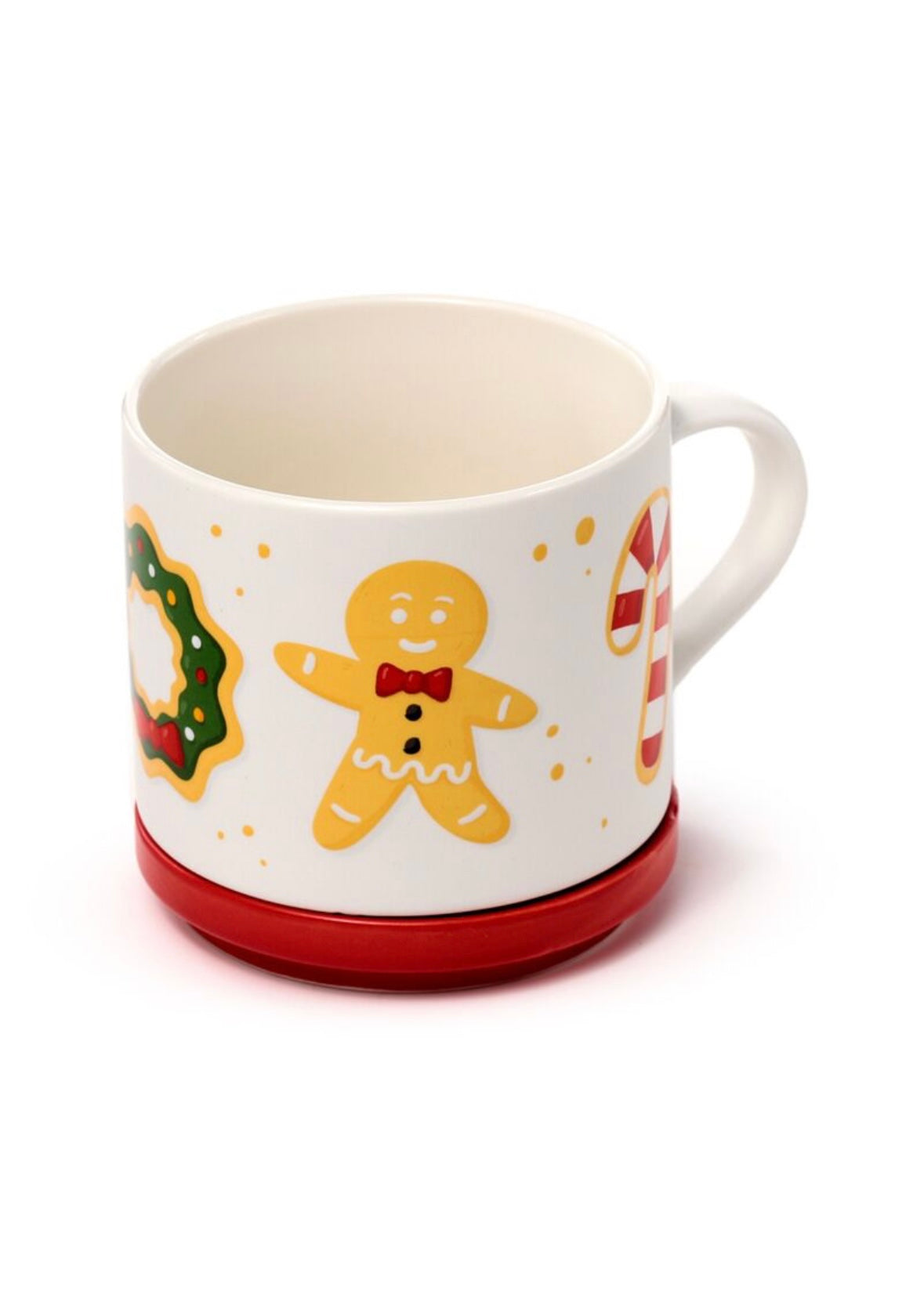 Ensemble Mug Porcelaine & Dessous de Verre Baker Street Noël