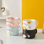 Tasse Chat Empilable - Noir