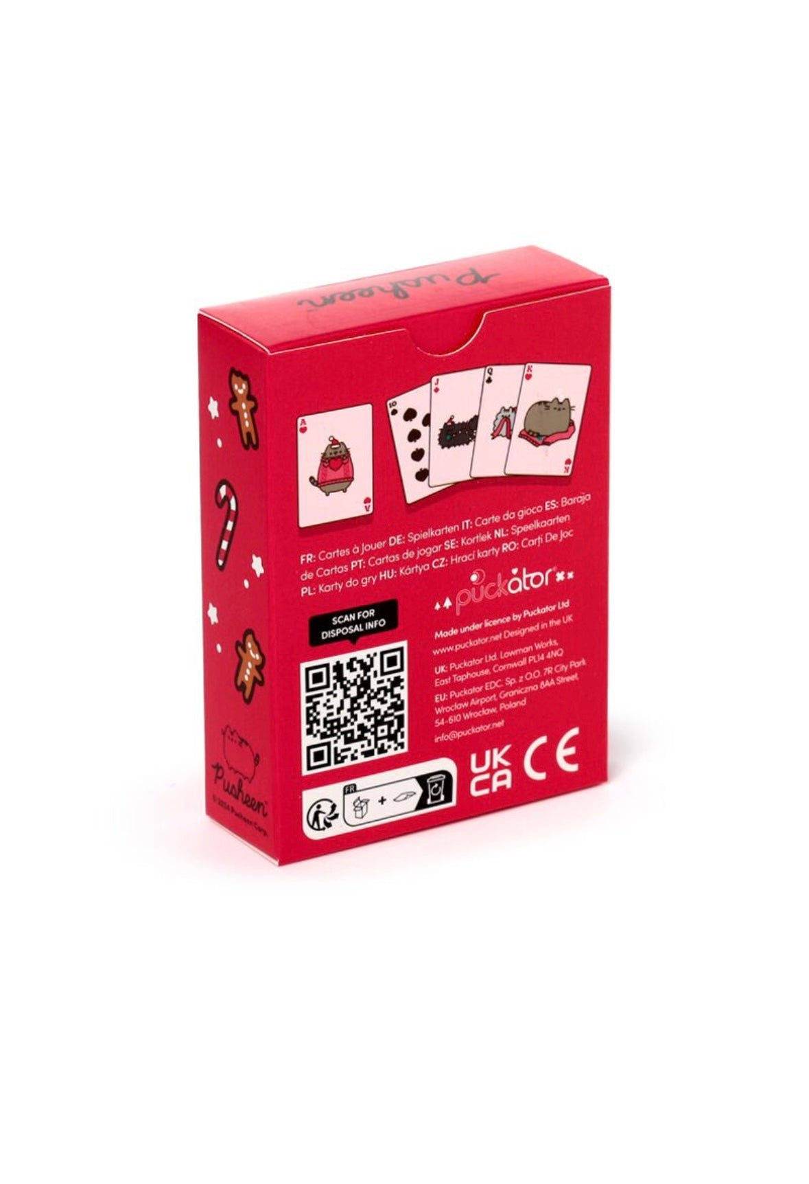 Jeu de Cartes Traditionnel - Pusheen le Chat Noël