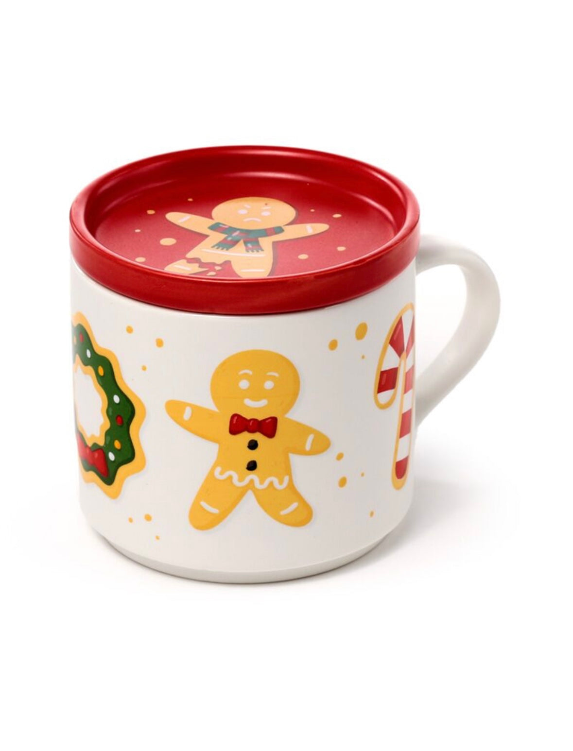 Ensemble Mug Porcelaine & Dessous de Verre Baker Street Noël