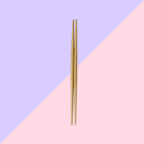 Baguettes Japonaise en acier inoxydable