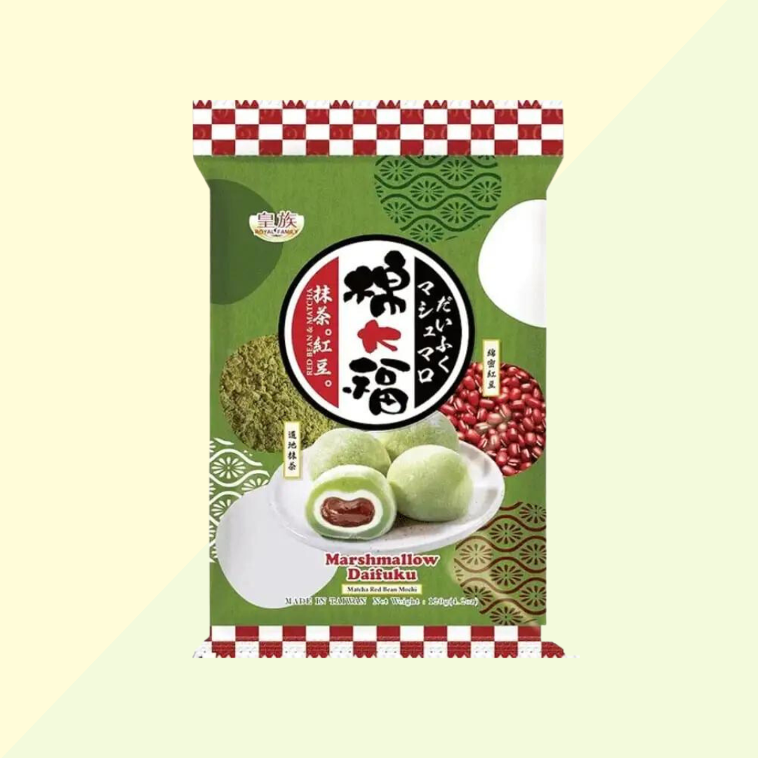 Mochi Marshmallow Daifuku Matcha Haricot Rouge