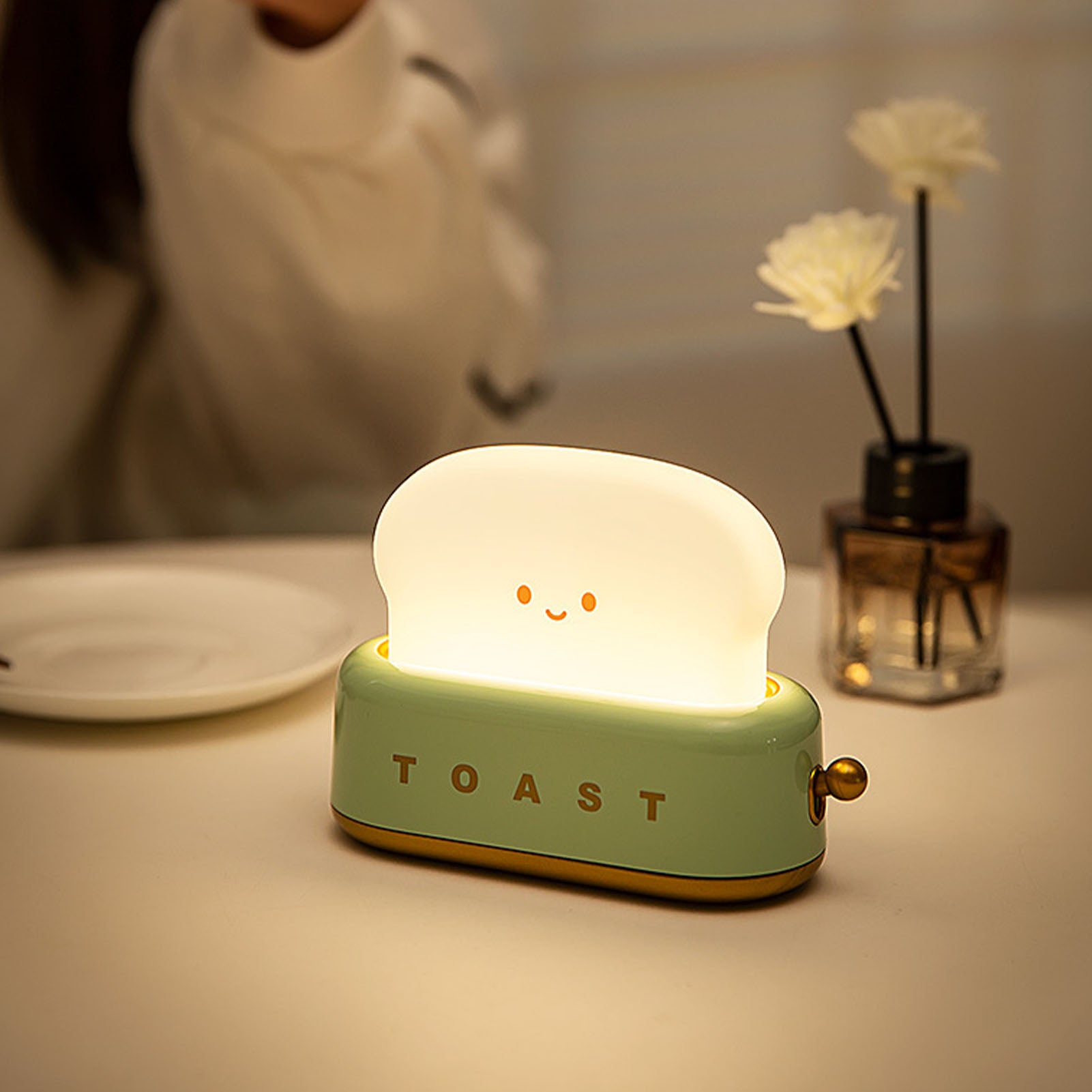 Veilleuse Toast Vert
