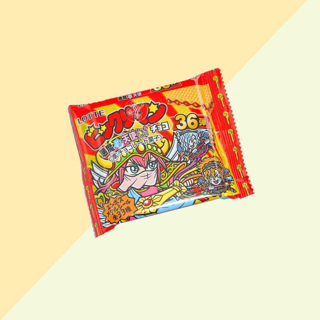 Gaufrette Bikkuriman Devil vs Angel Wafer - Gaufrette choco manga (Aléatoire)