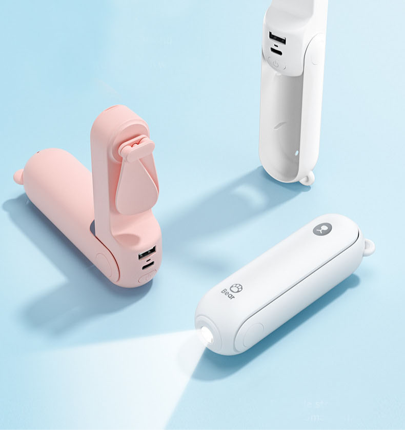 Ventilateur 3-en-1 Kitty - Blanc