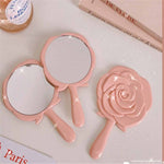 Miroir Fleurs Rose