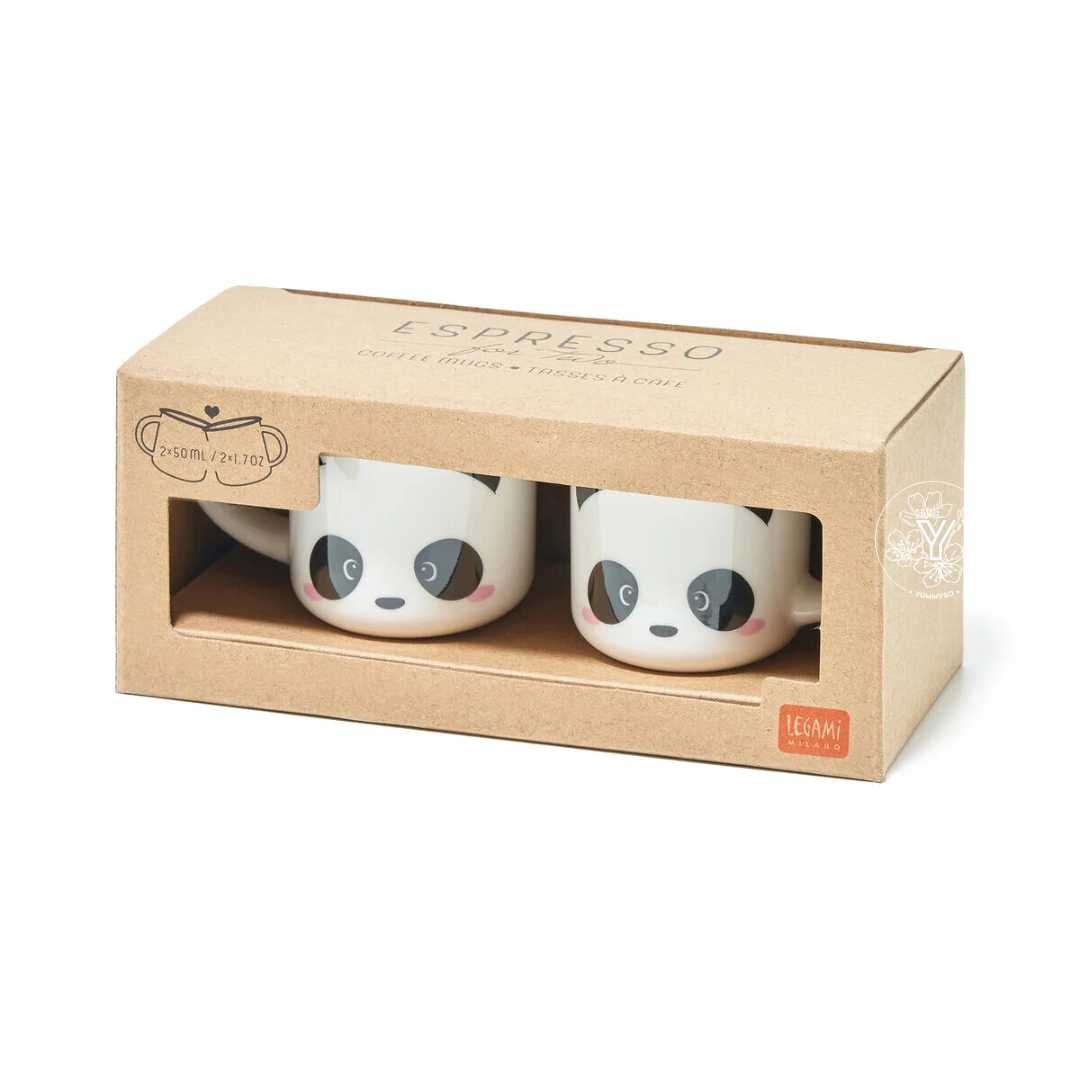 2 Tasses à Café - Espresso For Two - Panda
