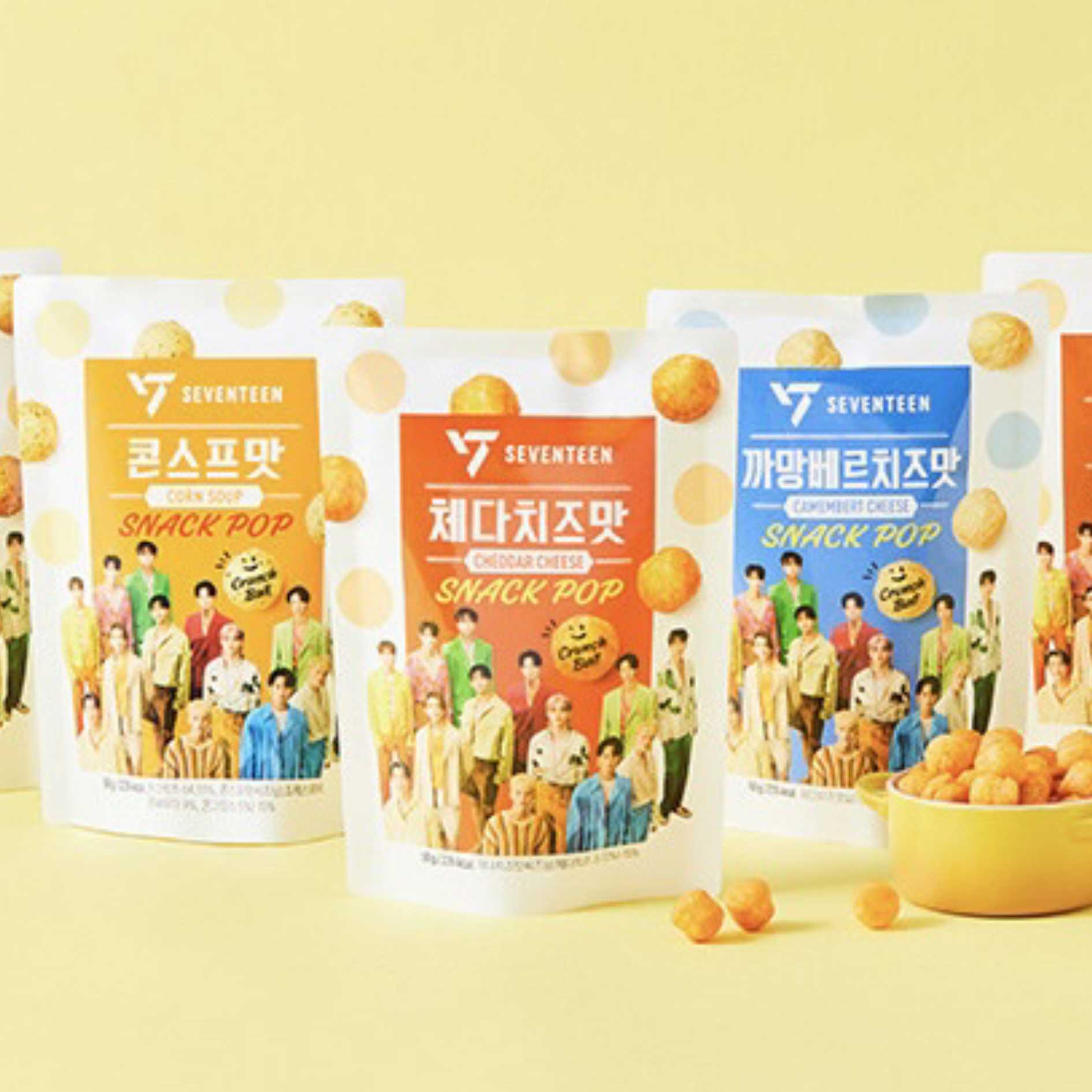 SNACK POP "SEVENTEEN" Chips - Corn Soup 50G